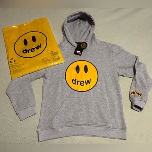 Drew House Hoodie NWT, Bag Oversized Sweatshirt Gray Medium